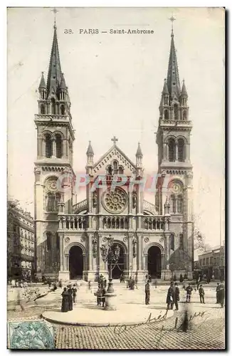 Paris Cartes postales Saint Ambroise