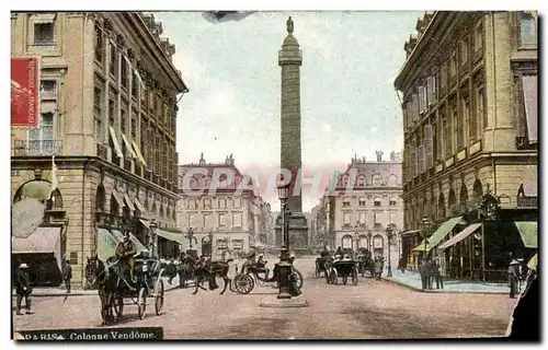 Paris Cartes postales Colonne Vendome