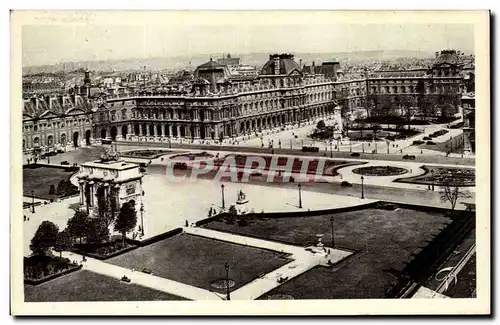 Paris Cartes postales Perspective sur le Louvre