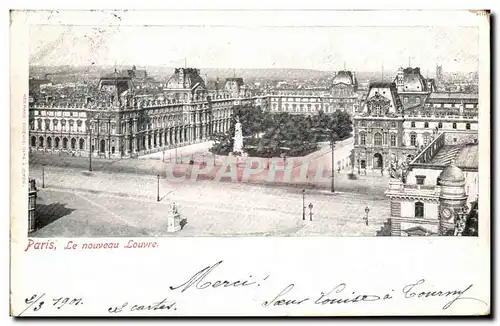 Paris Cartes postales Le noiveau Louvre