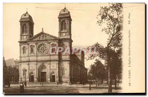 Paris Cartes postales Eglise Saint Francois Xavier