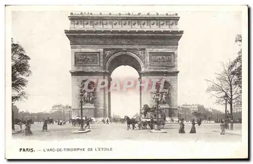 Paris Cartes postales L&#39arc de triomphe de l&#39etoile