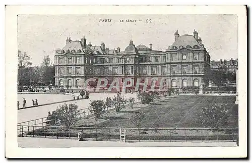 Paris Ansichtskarte AK Le Senat Jardin du Luxembourg