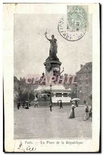 Paris Cartes postales Place de la Republique