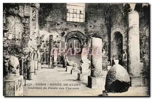 Paris Cartes postales Musee de Cluny Interieur du palais des thermes