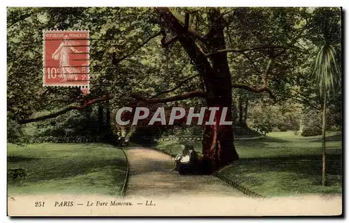 Paris Cartes postales Le parc Monceau