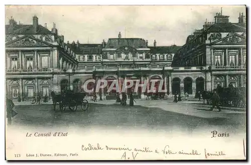 Paris Cartes postales le conseil d&#39Etat