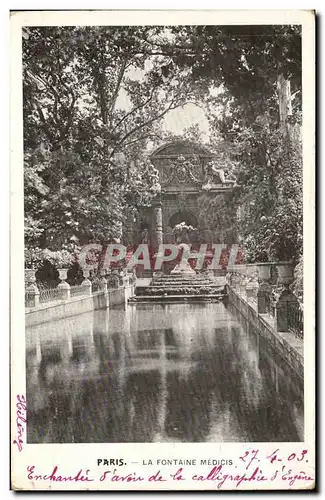 Paris Ansichtskarte AK La fontaine Medicis Jardin du Luxembourg