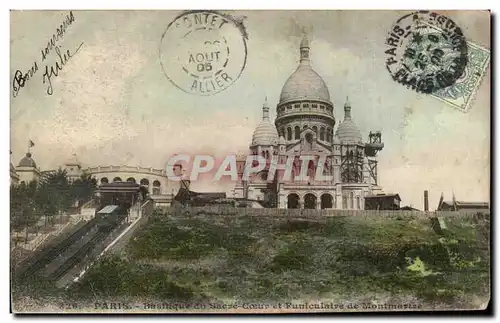 Paris Cartes postales Basilique du Sacre Coeur Montmartre