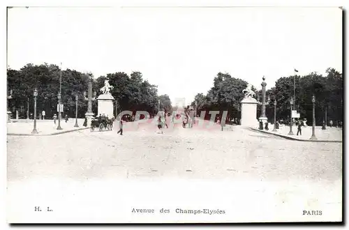 Paris Cartes postales Avenue des Champs Elysees