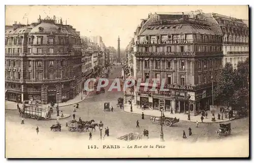 Paris Cartes postales La rue de la Paix