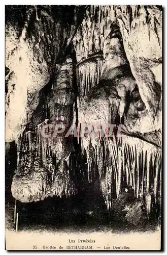 Ansichtskarte AK Grottes de Betharram Les dentelles