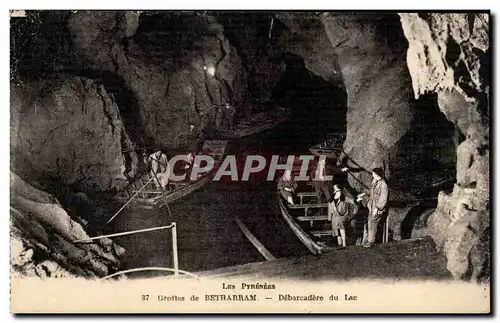 Ansichtskarte AK Grottes de Betharram Debarcadere du lac