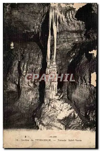 Ansichtskarte AK Grottes de Betharram Torsade Saint Pierre