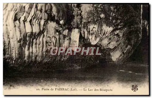 Cartes postales Puits de Padirac Le lac des Bouquets