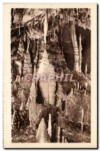 Ansichtskarte AK Grotte de DArgilan Salle de l&#39eglise