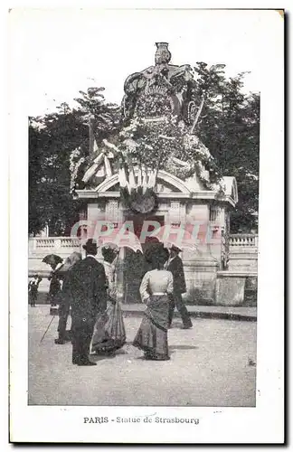 Paris Cartes postales Statue de Strasbourg