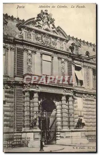 Paris Ansichtskarte AK Ministere des colonies La facade