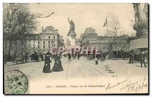 Paris Cartes postales Place de la Republique