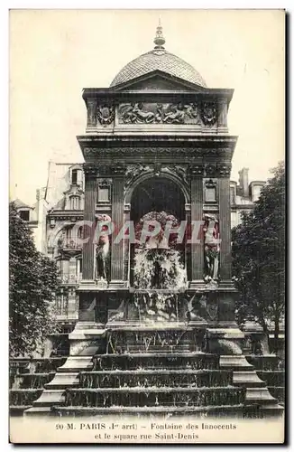 Paris Ansichtskarte AK Fontaine des Innocents et le square rue Saint Denis