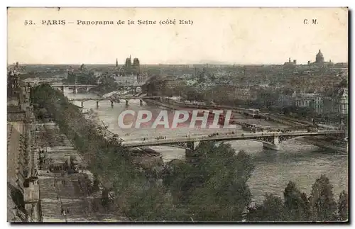 Paris Ansichtskarte AK Panorama de la Seine (cote Est)