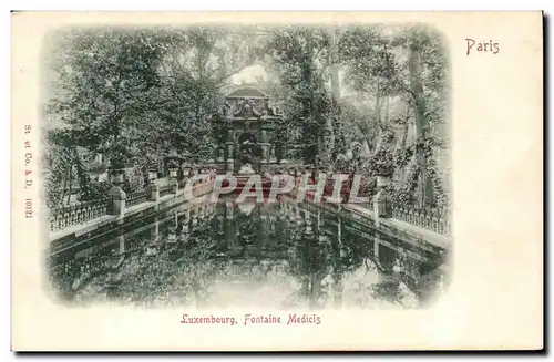 Paris Cartes postales Luxembourg Fontaine Medicis