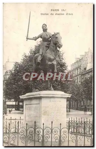 Paris Cartes postales Statue de Jeanne d&#39arc