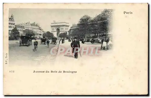 Paris Cartes postales Avenue du Bois de Boulogne