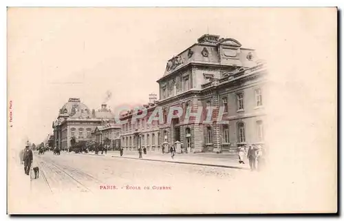 Paris Cartes postales Ecole de guerre