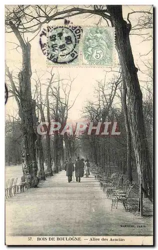 Paris Ansichtskarte AK Bois de Boulogne Allee des Acacias