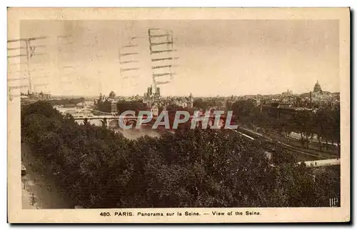 Paris Cartes postales Panorama sur la Seine