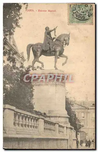 Paris Cartes postales Etienne marcel (statue)