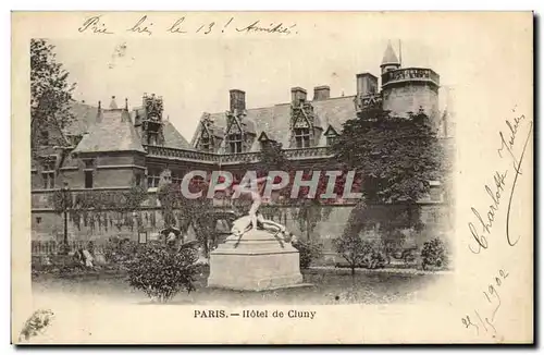 Paris Cartes postales Hotel de Cluny