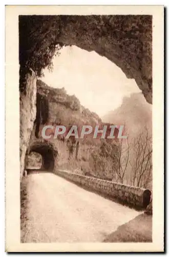 Gorges du Tarn Cartes postales Les tunnels au cirque des Beaumes