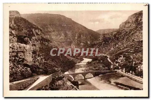 Gorges du Tarn Cartes postales La Malene Derniers lacets de la route du Causse