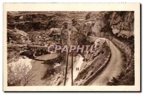 Gorges du Tarn Cartes postales Vue du pont de Saint Chely