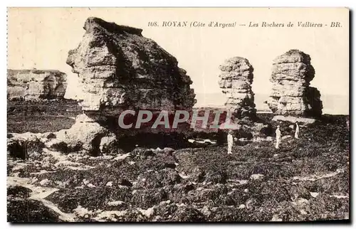 Royan Ansichtskarte AK les rochers de Vallieres