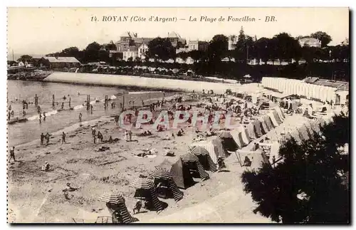 Royan Cartes postales La plage de Foncillon