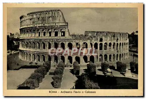 Italie Italia Roma Cartes postales anfiteatro o colosseo