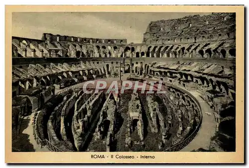 Italie Italia Roma Ansichtskarte AK Il Colosseo Interno