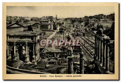 Italie Italia Roma Cartes postales Foro Romano Veduta generale