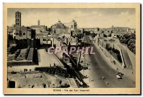 Italie Italia Roma Ansichtskarte AK Via del Fori Imperiali