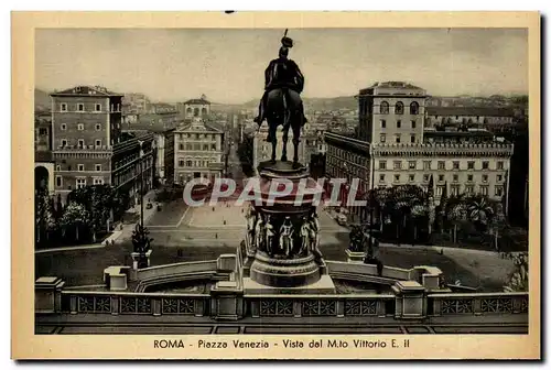 Italie Italia Roma Cartes postales Piazza Venezia Vista dal Mto Vittorio