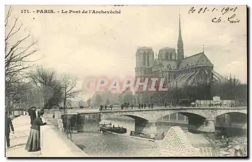 Paris Cartes postales Pont de l&#39archeveche