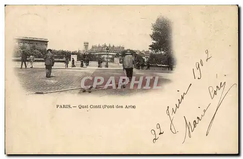 Paris Ansichtskarte AK Quai des Arts (Quai Conti)