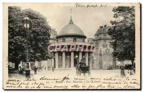 Paris Ansichtskarte AK Parc Monceau La Rotonde