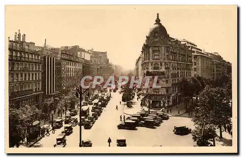 Paris - 9 - Carrefour Richelieu Drouot - Boulevards des Italiens et Haussmann Ansichtskarte AK