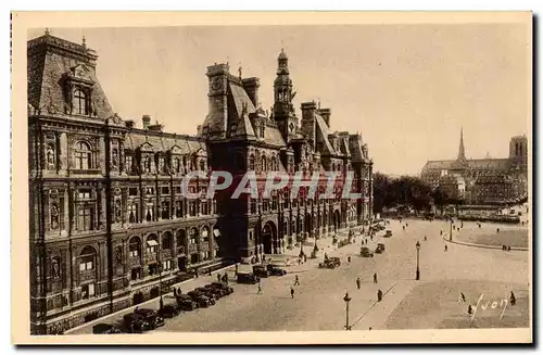 Paris - 4 - L&#39Hotel de Ville Cartes postales