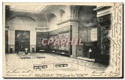 Paris - 1 - Trois Siecles les Gobelins - La Grand Salle Cartes postales