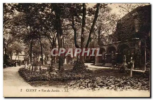 Cluny - Vue du Jardin Cartes postales